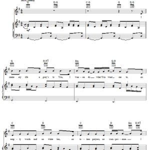 Keith Green Make My Life A Prayer To You Musik Noten - Piano, Vocal & Guitar Chords - 23098-0