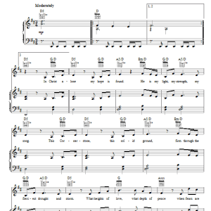 Keith & Kristyn Getty In Christ Alone Musik Noten - Solo Guitar - 83019-0