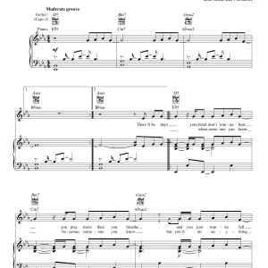 Keith Urban Break On Me Musik Noten - Piano, Vocal & Guitar Chords - 164765-0