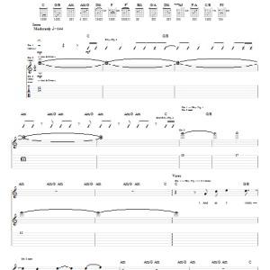 Keith Urban Used To The Pain Musik Noten - Guitar Tab - 62775-0