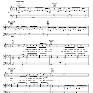 Keith Urban Without You Musik Noten - Piano, Vocal & Guitar Chords - 83742-0