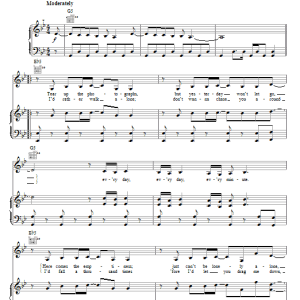 Kelly Clarkson All I Ever Wanted Musik Noten - Piano, Vocal & Guitar Chords - 70700-0