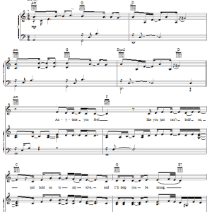 Kelly Clarkson Anytime Musik Noten - Piano, Vocal & Guitar Chords - 52190-0