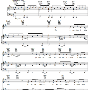 Kelly Clarkson Be Still Musik Noten - Piano, Vocal & Guitar Chords - 63080-0