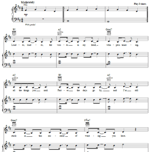 Kelly Clarkson Haunted Musik Noten - Piano, Vocal & Guitar Chords - 63070-0
