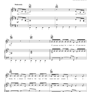 Kelly Clarkson I Had A Dream Musik Noten - Piano, Vocal & Guitar Chords - 160098-0