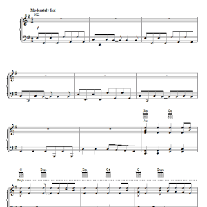 Kelly Clarkson If I Can't Have You Musik Noten - Piano, Vocal & Guitar Chords - 70723-0