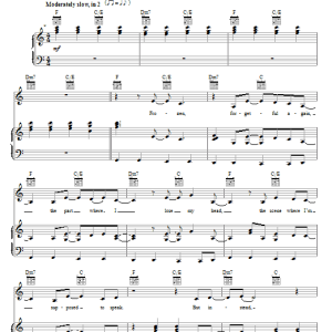 Kelly Clarkson Ready Musik Noten - Piano, Vocal & Guitar Chords - 70726-0