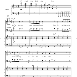 Kelly Clarkson Underneath The Tree (arr. Mac Huff) Musik Noten - 2-Part Choir - 164658-0