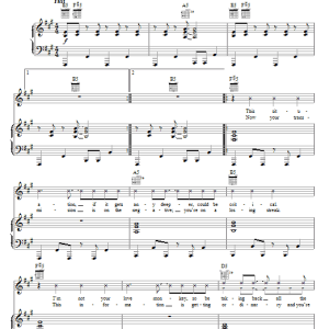 Kelly Clarkson Whyyawannabringmedown Musik Noten - Piano, Vocal & Guitar Chords - 70698-0