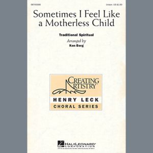 Ken Berg Sometimes I Feel Like A Motherless Child Musik Noten - Unison Choir - 51339-thumbnail