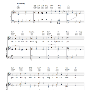 Ken Darby Make Mine Music Musik Noten - Piano, Vocal & Guitar Chords - 43333-0