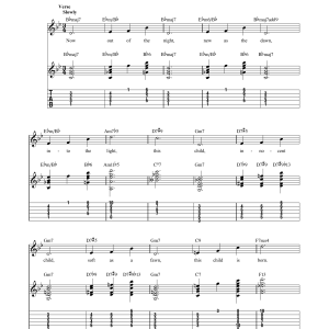 Kenny Burrell A Child Is Born Musik Noten - Easy Guitar Tab - 28908-0