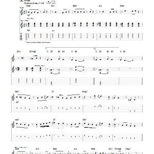 Kenny Burrell Satin Doll Musik Noten - Guitar Tab - 54671-0
