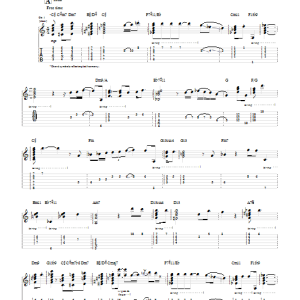 Kenny Burrell Tenderly Musik Noten - Guitar Tab - 54670-0