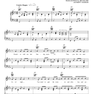 Kenny Chesney Everybody Wants To Go To Heaven Musik Noten - Piano, Vocal & Guitar Chords - 175405-0