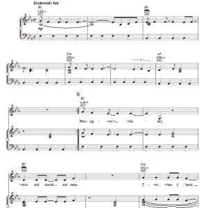 Kenny Chesney Hemingway's Whiskey Musik Noten - Piano, Vocal & Guitar Chords - 77895-0