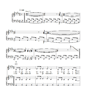 Kenny Fancy Pants Musik Noten - Piano, Vocal & Guitar Chords - 102929-0