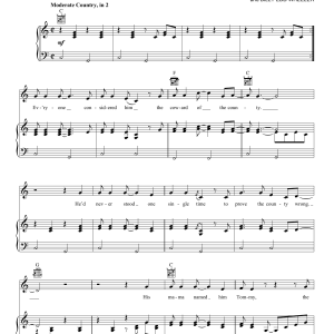 Kenny Rogers Coward Of The County Musik Noten - Piano, Vocal & Guitar Chords - 50225-0