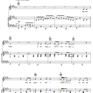 Kenny Rogers Reuben James Musik Noten - Piano, Vocal & Guitar Chords - 28774-0