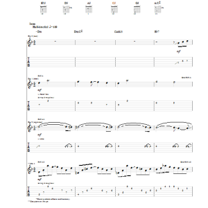 Kenny Wayne Shepherd Burdens Musik Noten - Guitar Tab - 50378-0