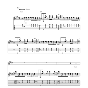 Kenny Wayne Shepherd Everything Is Broken Musik Noten - Guitar Tab - 160427-0