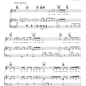 Kermit The Frog Bein' Green Musik Noten - Piano, Vocal & Guitar Chords - 51609-0
