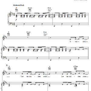 Kevin Stokes Let The Children Come Musik Noten - Piano, Vocal & Guitar Chords - 27055-0