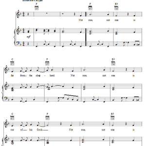 Kevin Stokes Not One Musik Noten - Piano, Vocal & Guitar Chords - 27056-0
