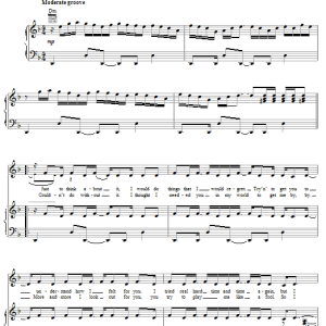 Keyshia Cole Introducing Amina Shoulda Let You Go Musik Noten - Piano, Vocal & Guitar Chords - 63063-0
