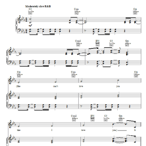 Keyshia Cole Situations Musik Noten - Piano, Vocal & Guitar Chords - 55217-0