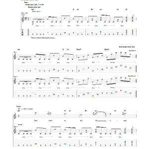 Killswitch Engage Beyond The Flames Musik Noten - Guitar Tab - 99659-0