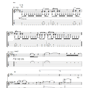 Kings Of Leon Arizona Musik Noten - Guitar Tab - 47507-0