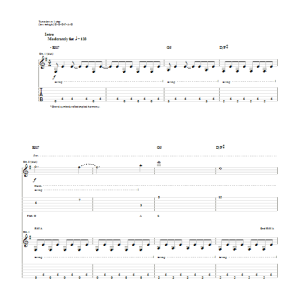 Kings Of Leon Be Somebody Musik Noten - Guitar Tab - 69890-0