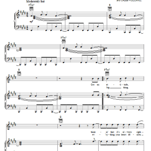 Kings Of Leon Beach Side Musik Noten - Piano, Vocal & Guitar Chords - 80307-0