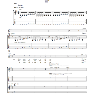 Kings Of Leon Charmer Musik Noten - Guitar Tab - 47370-0