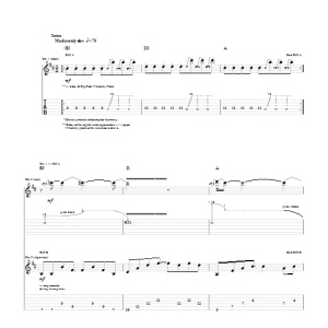 Kings Of Leon Closer Musik Noten - Guitar Tab - 69889-0