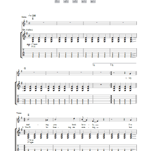Kings Of Leon Holy Roller Novocaine Musik Noten - Guitar Tab - 31410-0