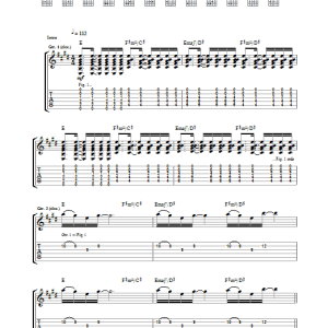 Kings Of Leon Joe's Head Musik Noten - Guitar Tab - 31411-0