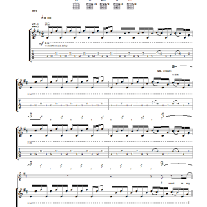 Kings Of Leon Ragoo Musik Noten - Guitar Tab - 47502-0