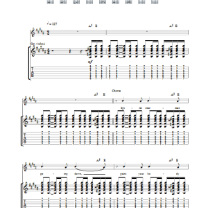 Kings Of Leon Spiral Staircase Musik Noten - Guitar Tab - 31412-0