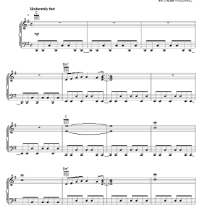 Kings Of Leon The End Musik Noten - Piano, Vocal & Guitar Chords - 80309-0