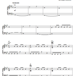 Kings Of Leon The Face Musik Noten - Piano, Vocal & Guitar Chords - 80310-0