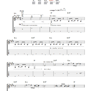 Kings Of Leon The Runner Musik Noten - Guitar Tab - 47504-0