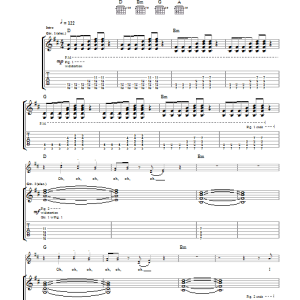 Kings Of Leon True Love Way Musik Noten - Guitar Tab - 47501-0