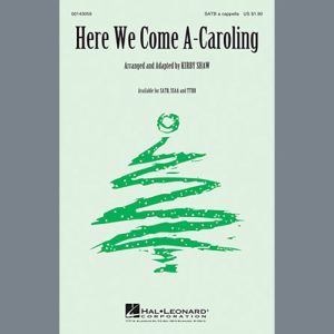 Kirby Shaw Here We Come A-Caroling Musik Noten - SATB Choir - 160089-thumbnail