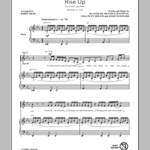 Kirby Shaw Rise Up (from Epic) Musik Noten - 2-Part Choir - 154538-0