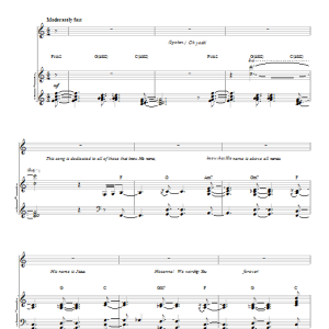 Kirk Franklin Hosanna Musik Noten - Piano, Vocal & Guitar Chords - 87094-0