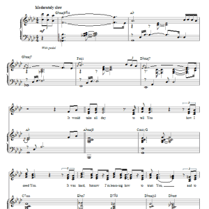 Kirk Franklin It Would Take All Day Musik Noten - Piano & Vocal - 67312-0