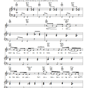 Kirk Franklin Lean On Me Musik Noten - Piano, Vocal & Guitar Chords - 87074-0